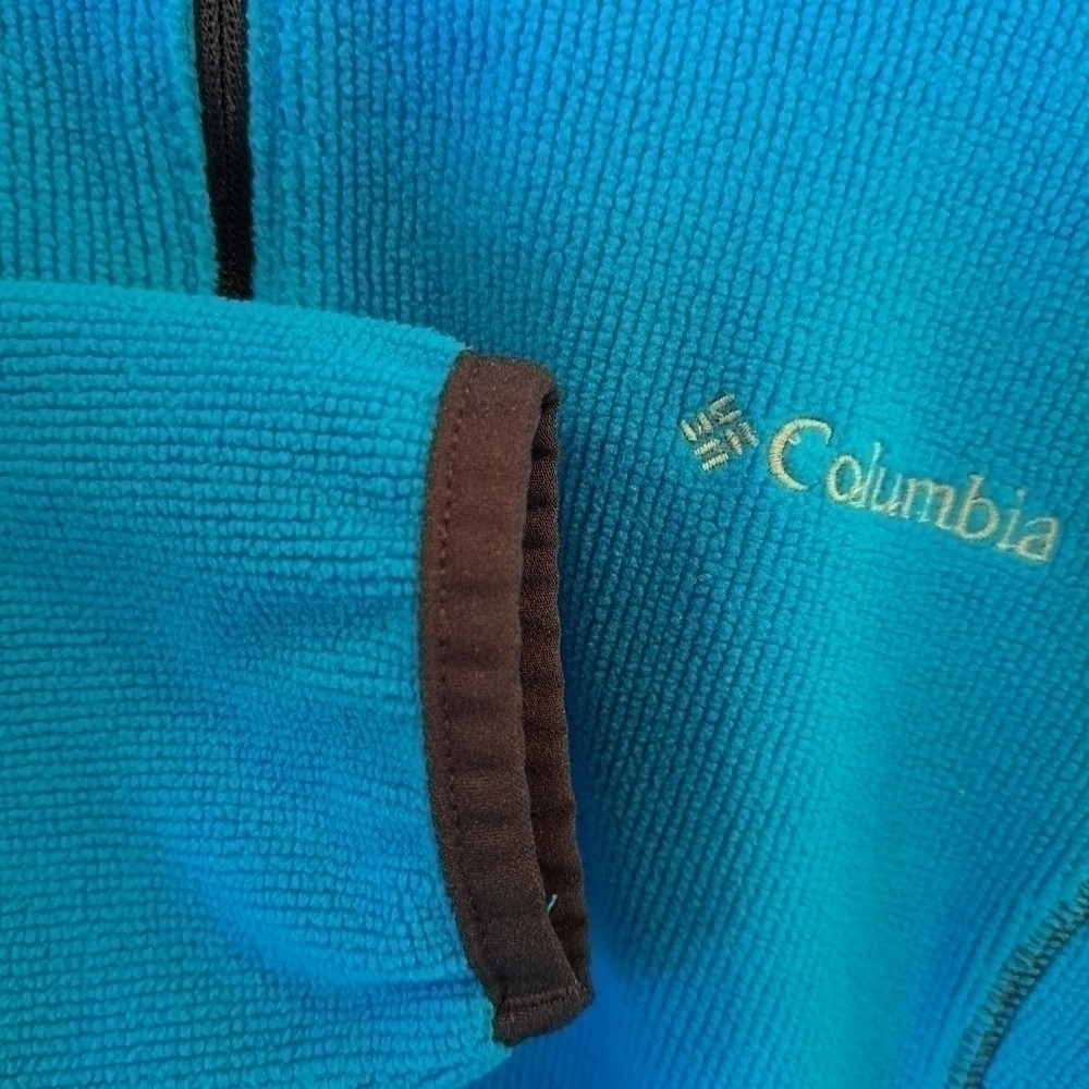 Columbia Women's 1/4 Zip Blue and Black Omni Wick Size Medium - Picture 5 of 11